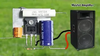 Single Mosfet Power Amplifier Circuit