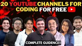 Top 20 Best YOUTUBE channels for CODING in 2021 🔥🔥|| Complete guidance PLACEMENTS 😈||