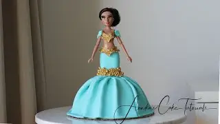 Jasmine doll cake | Disney princess cake