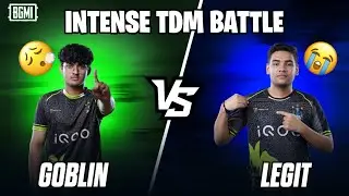 GOBLIN vs LEGIT 😱 1v1 AUG TDM BATTLE🔥  INTENSE FIGHT🤯 SOUL GOBLIN POV 👀
