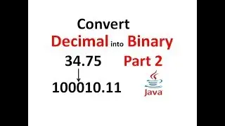 Convert Decimal to Binary with Fractional value Part 2 - Hindi