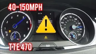 MK7R 470HP TTE470 testing at bruntingthorpe airfield 2015