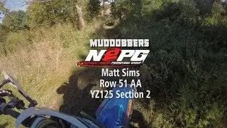 NEPG Muddobbers Section 2 Matt Sims YZ125
