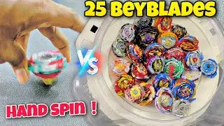 fafnir hand spin vs 25 beyblade epic #beyblades fight | spin steal beyblade