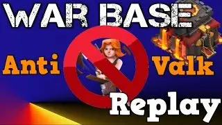 Best Th 9 Anti 3 Star War Base with Bomb Tower| 3 attack defence Replay