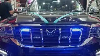 New scorpio N updated police lights By#carkings