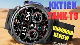 Ultimate SmartWatch // DTNo1 KKTICK Tank T5 - UNBOXING/REVIEW