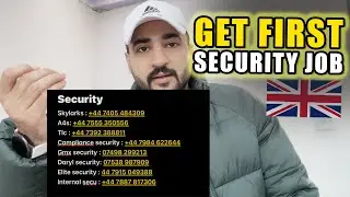 How to get job as Door Supervisor | CCTV | UK | Security 2024