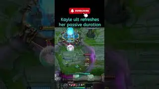 league of legends Kayle ult refreshes the duration of her passive #kayle #leaguetips