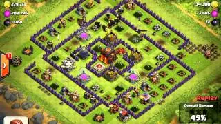 Clash of clans Hog healer video 1