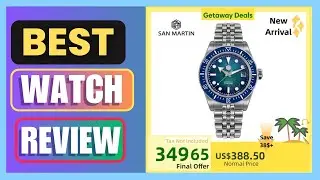 Best San Martin 40mm 9015 Gradient JianZhan Dial Men Dive Watch
