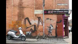 SLUK | In search of Nottingham Banksy - Vespa Elettrica