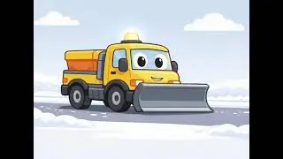Snow Plow Song | Truck Songs for Toddlers | Working Trucks Around Town