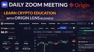 Crypto Portfolio Management with Origin Lgns I Live Zoom Meeting Crypto Education I ORIGIN LGNS