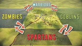 Battle On Ruins: Girl Warriors - Goblin Warriors - Spartan Girls - Zombie Girls - UEBS 2
