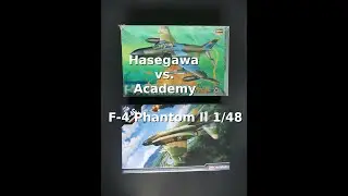 Hasegawa vs Academy F-4 Phantom II 1/48 (Some comparison between manufacturers decisions)
