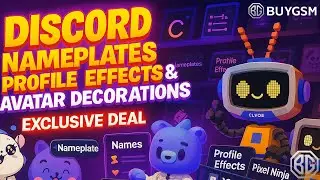 🔥 CHEAP DISCORD ITEMS! Nameplates, Effects, Avatars, Bundles & More | Best Prices 2025💎| BUYGSM.SHOP