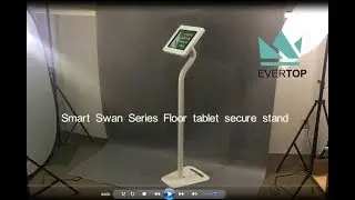 Smart Swan Series Floor Secure Tablet Kiosk Stand