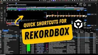 rekordbox EXPORT mode QUICK keyboard shortcuts
