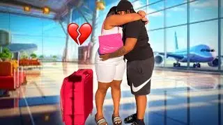 DROPPING PREE OFF TO THE AIRPORT *ITS OVER*💔