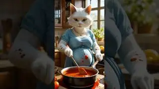An old lady misunderstood this cute cat . 4 #cat #ai #aicat #story #catsshorts #catlover