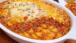 Ground Beef & Potatoes | Easy Baked Dinner (Quiet Cooking)