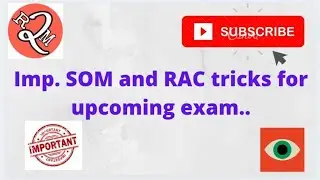 #GATE#ESE#UPPSC#HAL#HPCL#AMVI SOM + RAC TRICKS