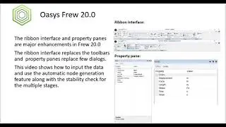 Oasys Frew Tutorial: Multiple Stage Stability check 1