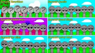 Mix all Together in Sprunki Rewritten and Sprunki Camilo and Sprunki Padek Man and ... ( P5)
