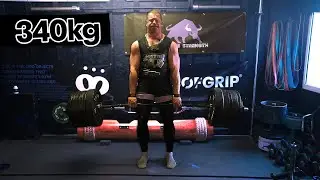 340kg Deadlift for reps | Prep for World Strongest Man ft. Paddy Haynes
