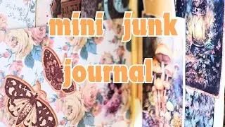 Junk journal with me / mini fairy document journal