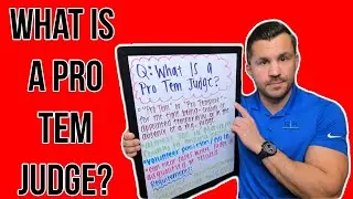 What is a Pro Tem Judge?
