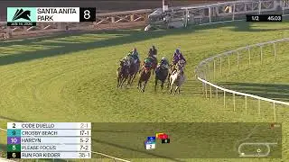 Code Duello wins Race 8 on Friday, January 16 at Santa Anita Park