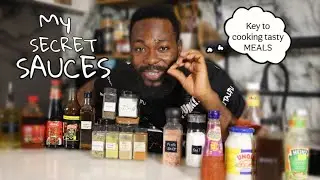 my secret sauces, spices and condiments to cooking tasty, delicious and mouthwatering meals