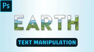 Simple Text Effects Photoshop for Beginners I Text Manipulation
