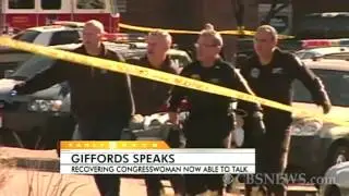 Rep. Giffords Speaks Month After Shooting