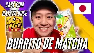 BURRITO DE MATCHA E CAFÉ COM BATATA DOCE | JAPÃO 🇯🇵 