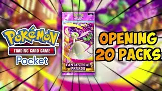 Opening 20 Packs then Battling  ❗ 🔴 Pokemon TCG Pocket ⚪