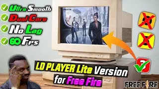 New LD Player Super Lite Version Best For 1/2GB Ram Low End PC Without Graphics Card | Free Fire😨