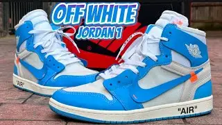 PERFECT!   Jordan 1 Off White UNC review & on foot!  Bring these BACK!!