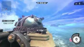 Kirby Air Riders Waveflow Waters 4K60 Free Run Mode