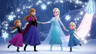 Snow Glow Adventure! ❄️ Anna & Elsa&rsquo;s Magical Family Snow Day!