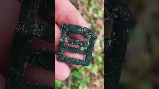 Found a wartime buckle with a metal detector! #Shorts