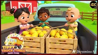 🟥🍊 Новая песня про грузовик с фруктами | Весёлая детская песенка в стиле Кокомелон