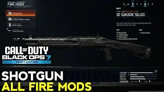 All Shotgun Fire Mods in BO7 Vault Edition | Black Ops 7 Shotgun Fire Mods Attachment