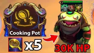 I feed x5 Frying Pan = 30K HP Tahm Kench !??