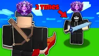 I Clutch Against HACKER 2 times In RANKED... (Roblox Bedwars)