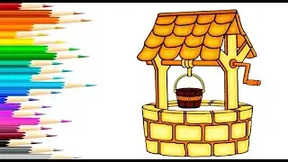 DRAW A WELL A FROM A FAIRY TALE @babycolor2505 #drawing #drawingeasy #howtodraw #well