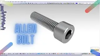 CATIA V5 - ALLEN BOLT WITH VOICEOVER