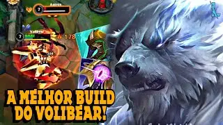 VOLIBEAR SE TORNA UM DEUS COM ESSA BUILD!! BUILD HIBRIDA AP + TANK!!  LoL Wild Rift